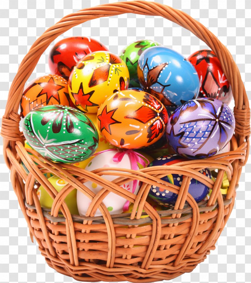 Easter Bunny Egg Basket Hunt - Gift - Eggs Transparent PNG