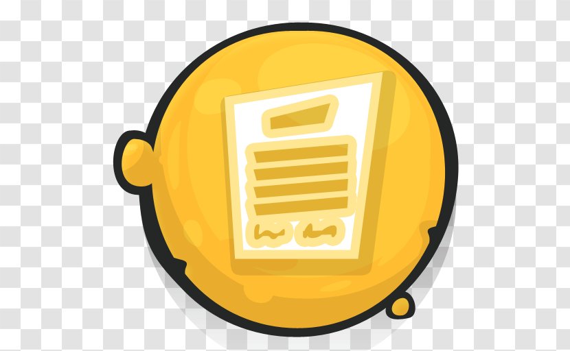 Symbol Yellow Raw Image Format - Directory Transparent PNG