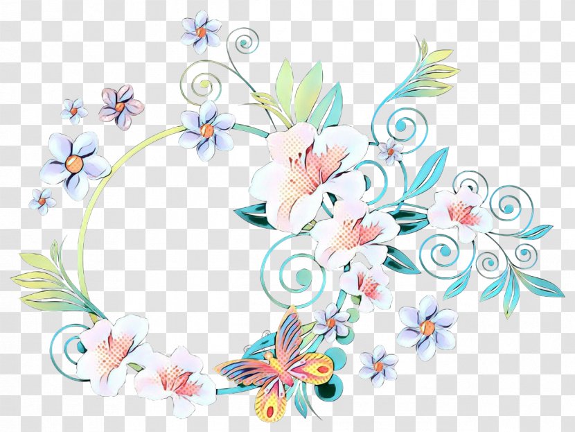 Floral Flower Background - Molding - Idea Wreath Transparent PNG