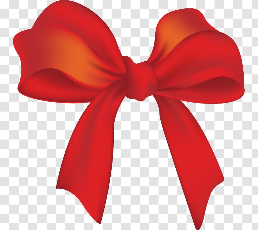 Red Ribbon Shoelace Knot - Bow Transparent PNG
