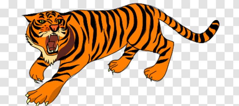 Bengal Cat Clip Art Felidae Tiger Openclipart - Roar - Beneficiary Transparent PNG