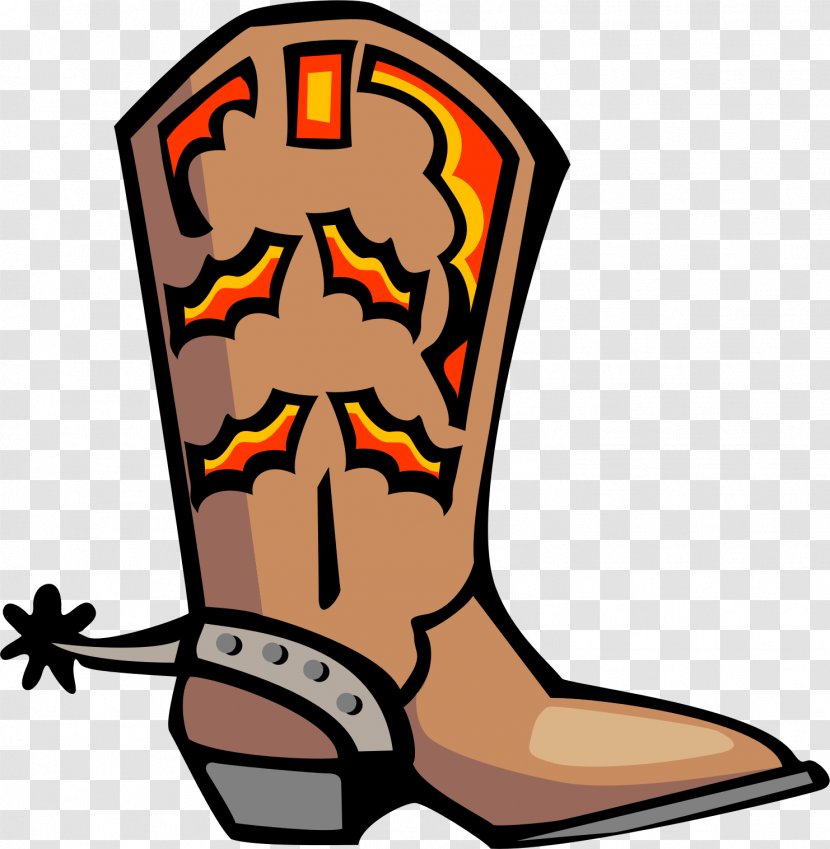 Cowboy Boot Shoe Clip Art - Transparent Background Transparent PNG