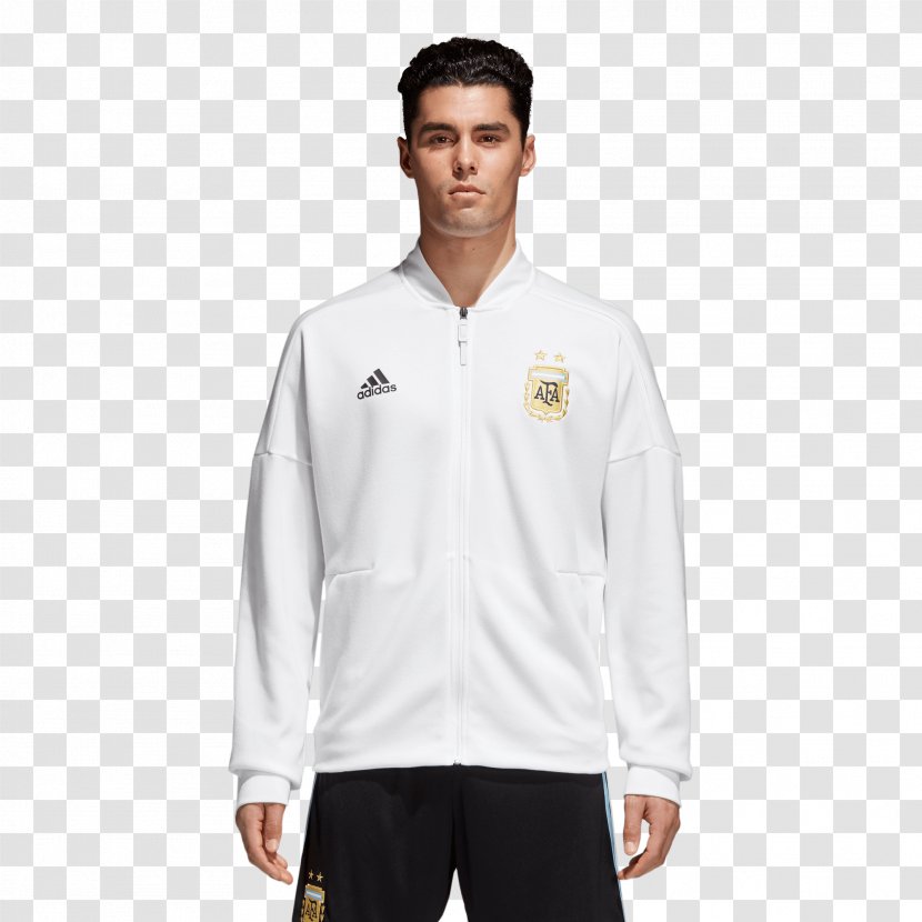 Argentina National Football Team Tracksuit Hoodie Adidas - Clothing Transparent PNG