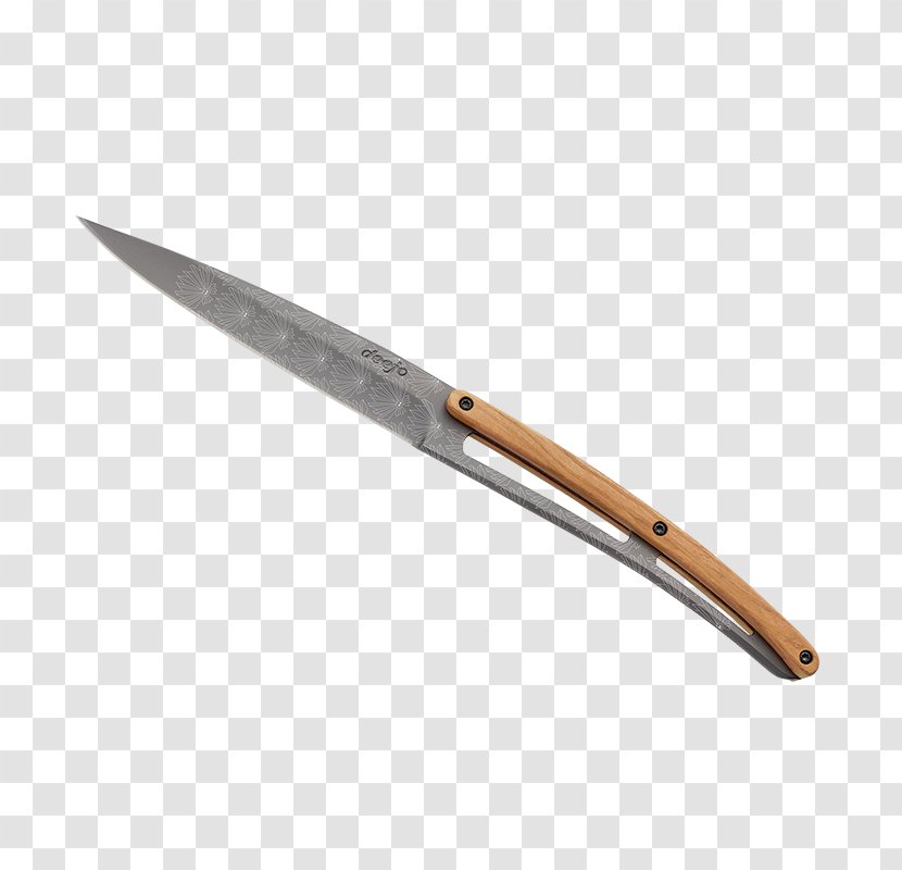 Knife Utility Knives Kitchen Art Deco - Melee Weapon Transparent PNG