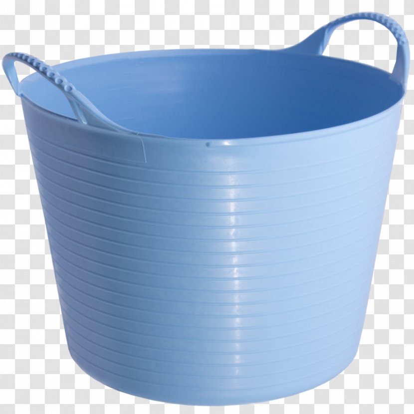 Sky Blue Color Bucket Liter - Plastic Transparent PNG