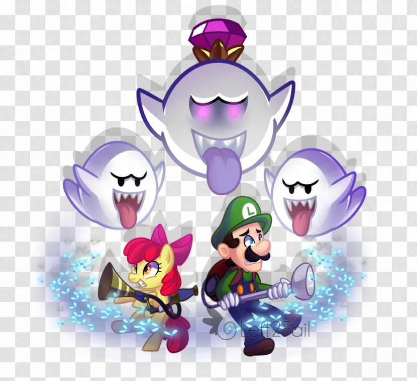 Luigi's Mansion 2 Mario Bros. Apple Bloom - King Boo - Luigi Transparent PNG