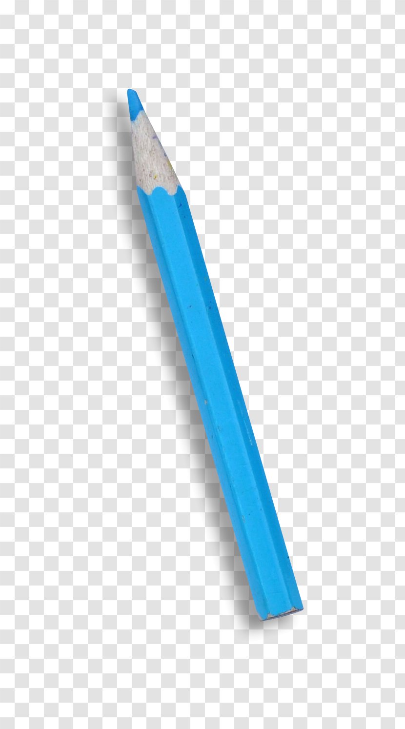 Blue Pencil - Office Supplies Transparent PNG