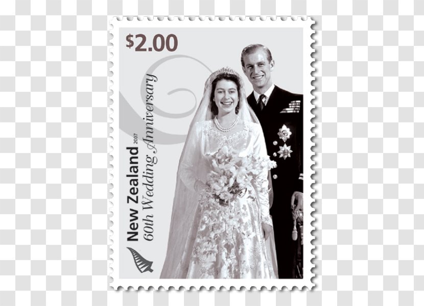 Postage Stamps TEV Wahine Marriage New Zealand Commemorative Stamp - Frederik Crown Prince Of Denmark - Anne Queen Great Britain Transparent PNG