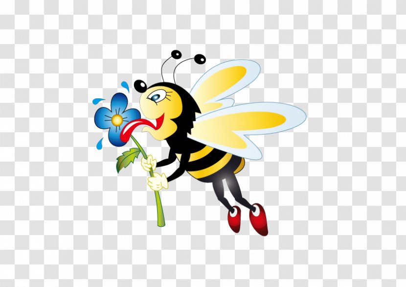 Honey Bee Cartoon Clip Art - Moths And Butterflies Transparent PNG