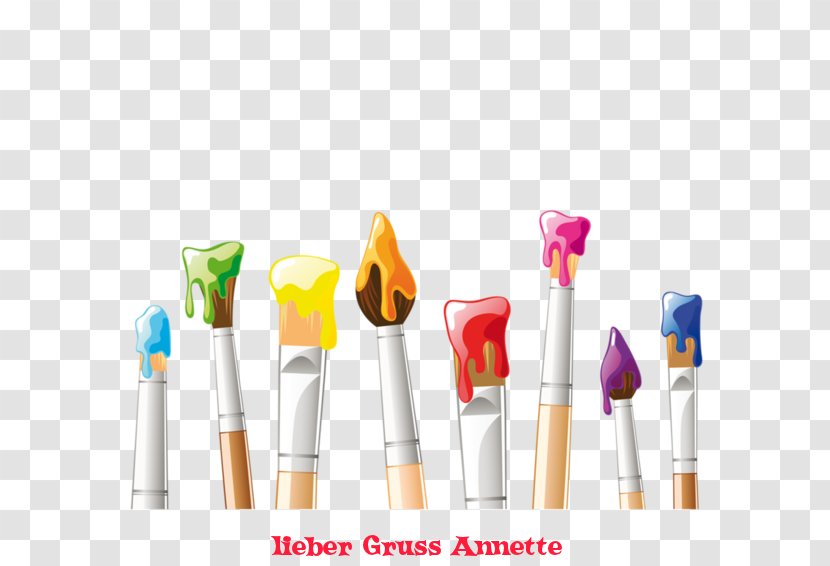 Paintbrush Palette Painting Clip Art - Pen Transparent PNG
