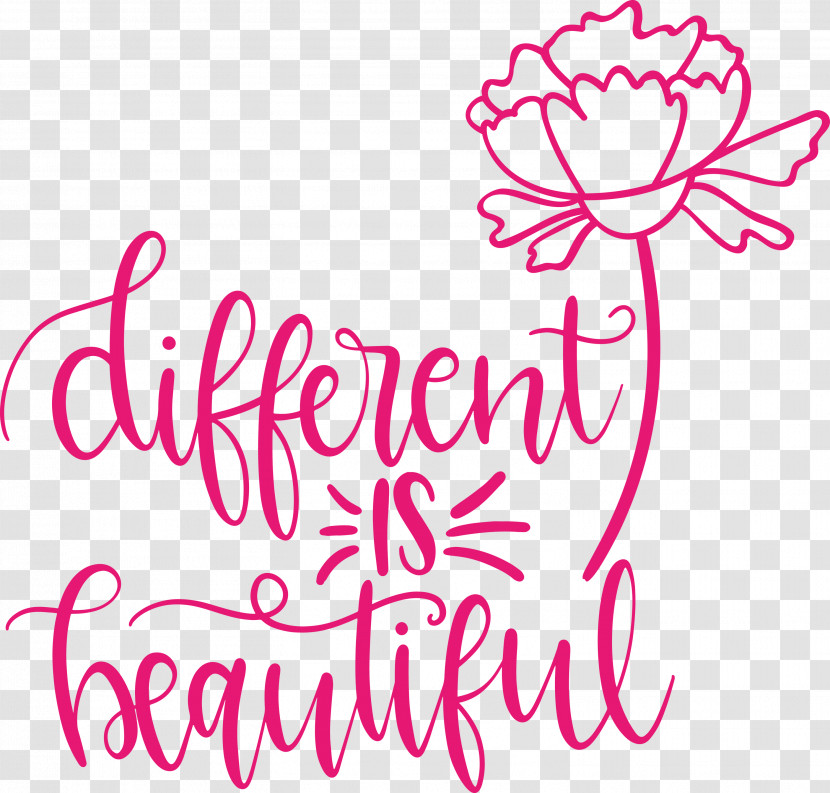 Different Is Beautiful Womens Day Transparent PNG