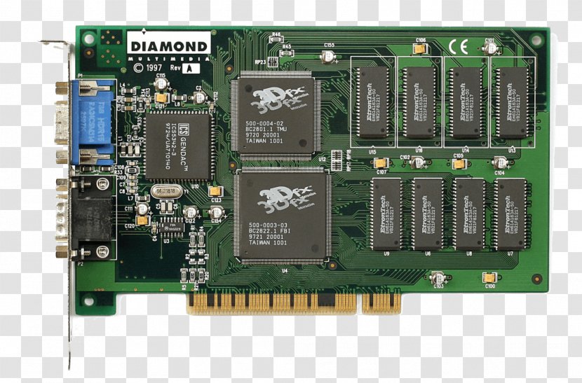 Graphics Cards & Video Adapters 3dfx Interactive Voodoo Processing Unit 1 - 3d Computer - Taiwan Card Transparent PNG