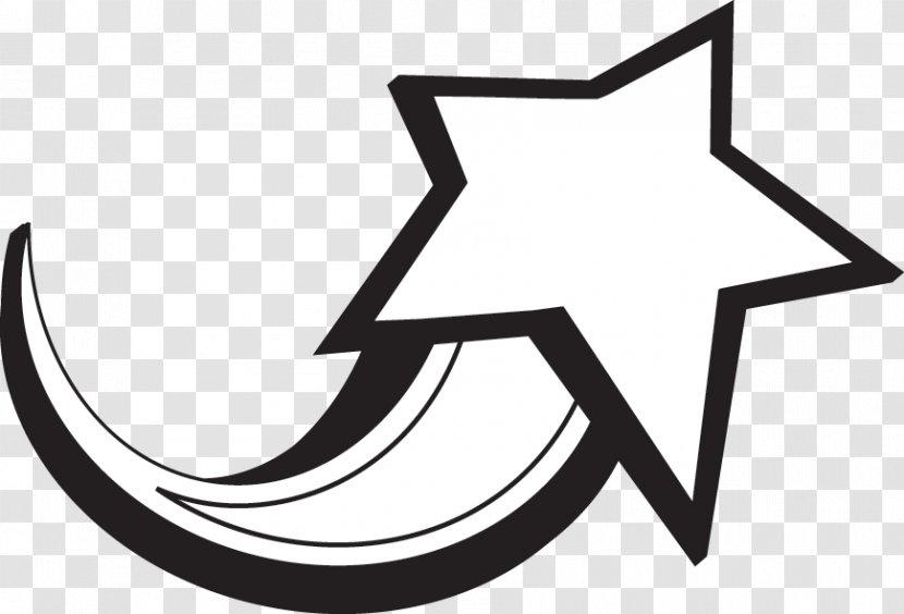 Shooting Stars Clip Art - Presentation - WHITE STARS Transparent PNG