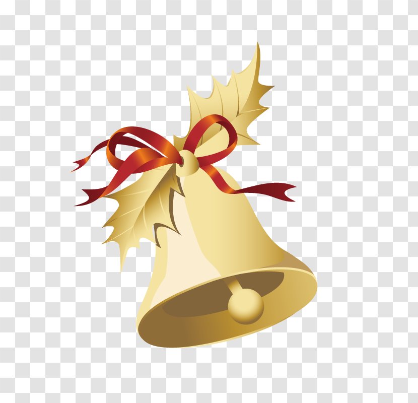 Bell Gift Photography - Christmas Decoration - Gold Transparent PNG