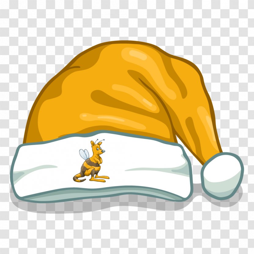 Hat Santa Claus Suit Christmas Clip Art - Yellow Crown Transparent PNG