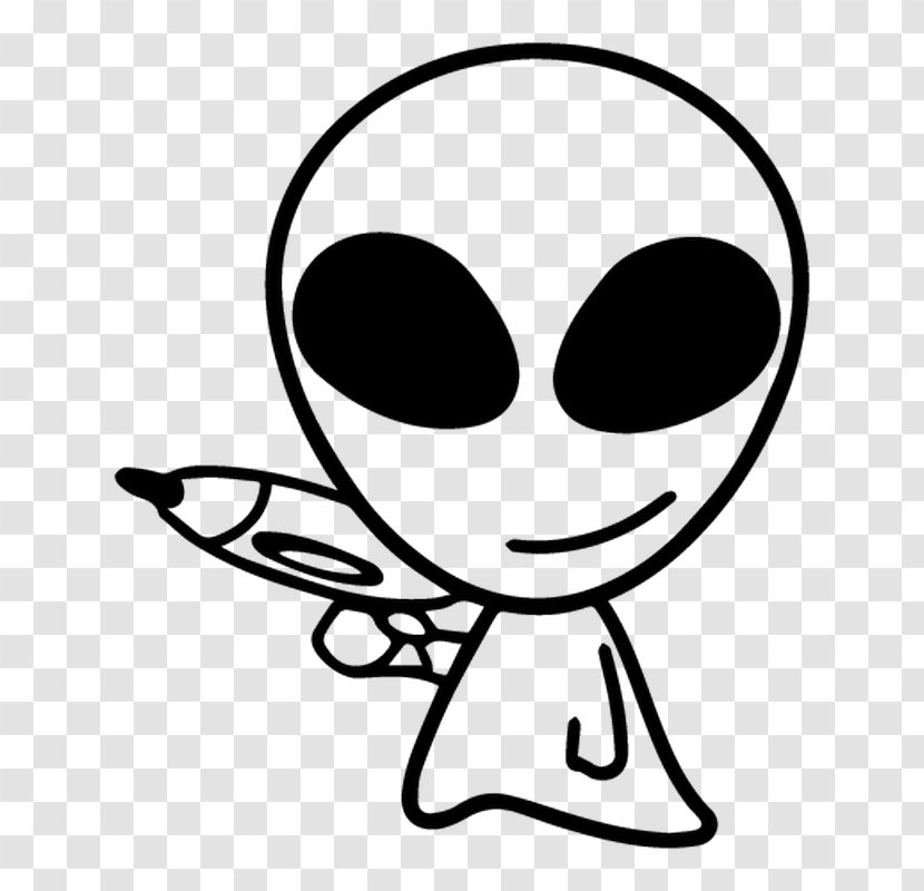 Roswell Drawing Extraterrestrial Life Cartoon Royalty-free - Flower - Frame Transparent PNG