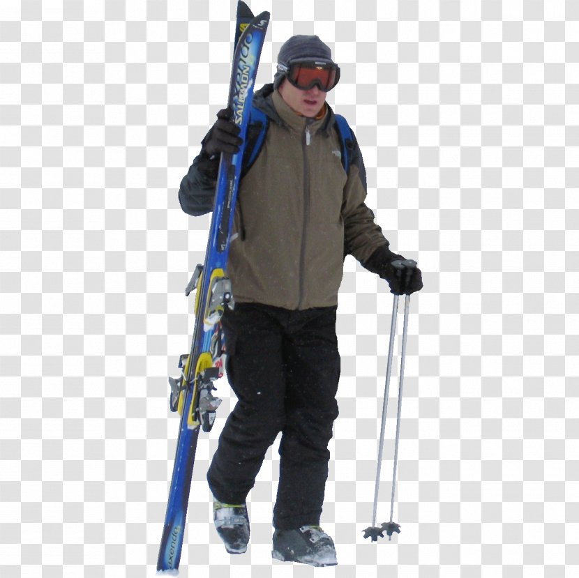 Skiing Ski Poles Bindings Transparent PNG