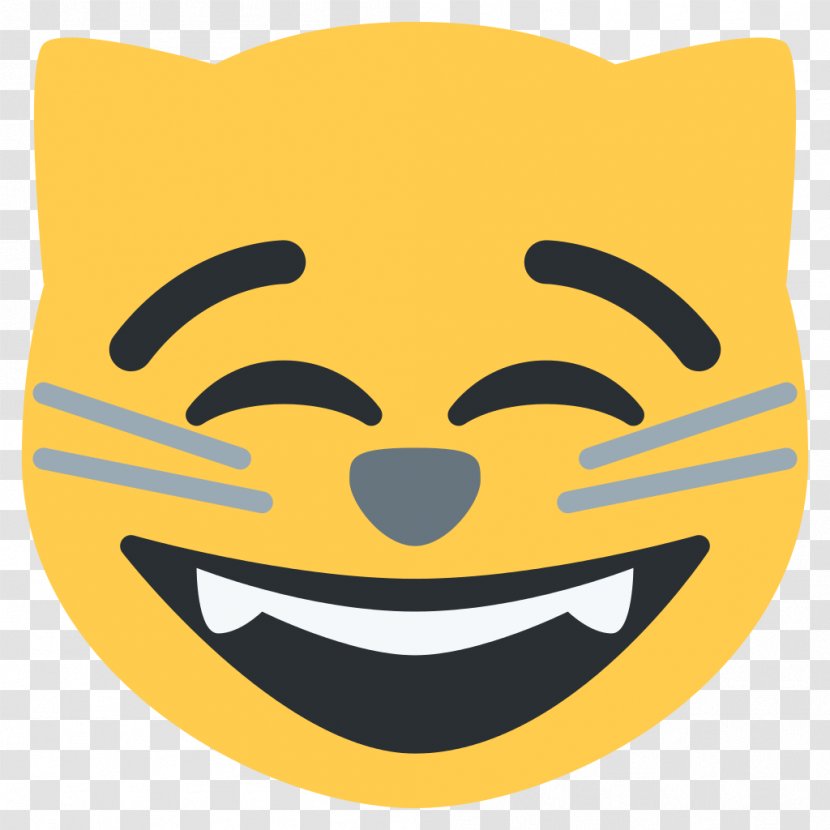 Cat Emoji Heart Kitten Felidae - Face Transparent PNG