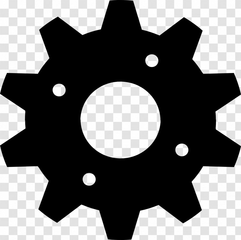 Black Gear Clip Art - Royaltyfree Transparent PNG