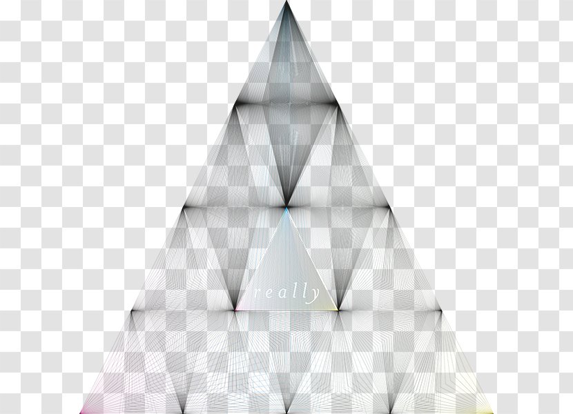 Triangle Symmetry Pattern Transparent PNG