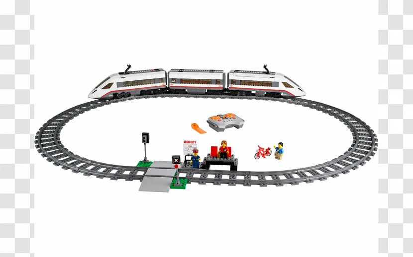 LEGO 60051 City High-Speed Passenger Train Rail Transport Lego Trains - Power Functions Transparent PNG