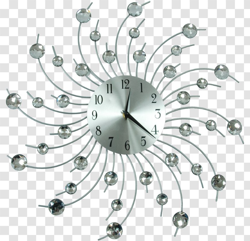 Alarm Clocks Digital Clock Room Zegar Ścienny 50CM Z Kryształkami Cristal Prezent - Swarovski Ag Transparent PNG