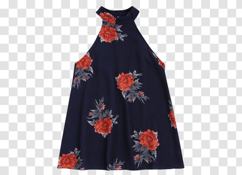 Dress Shoulder Cocktail Top Sleeve - Outerwear - Flower Blue Watercolor Transparent PNG