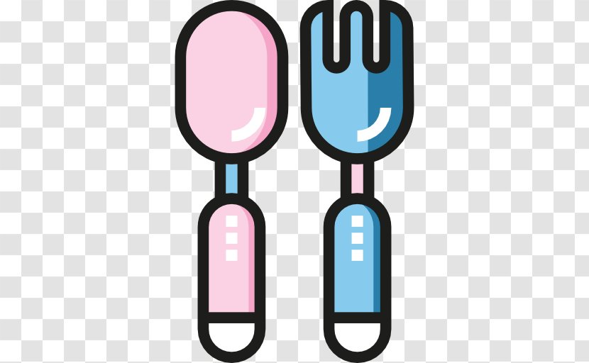 Clip Art Fork Spoon Image - Cartoon Transparent PNG