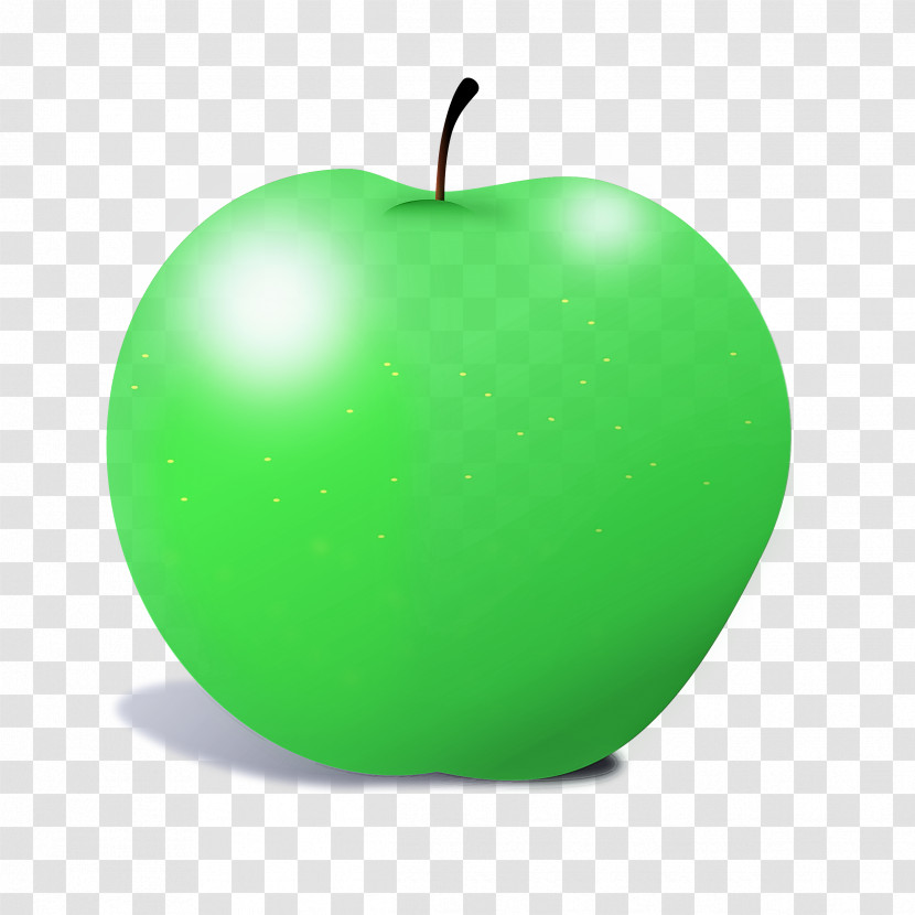 Green Granny Smith Apple Fruit Leaf Transparent PNG