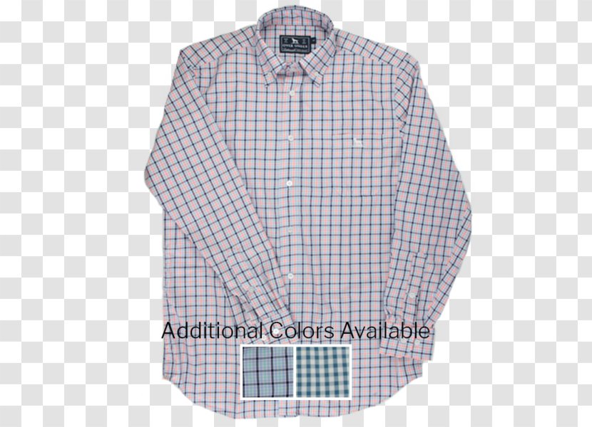 Dress Shirt Tartan Collar Outerwear Button Transparent PNG