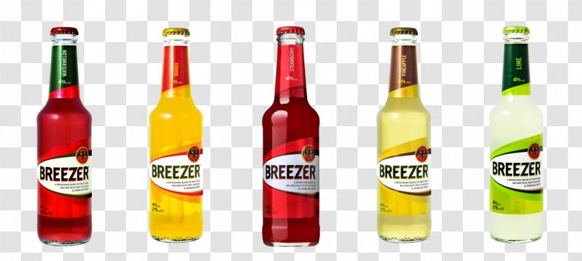 Liqueur Bacardi Breezer Cider Rum - Smirnoff Ice Transparent PNG