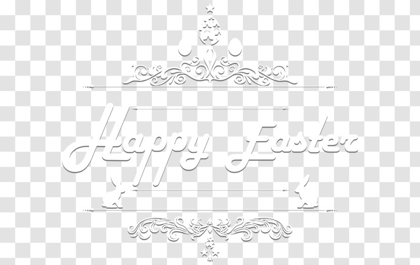 Easter Bunny Clip Art - Rectangle Transparent PNG