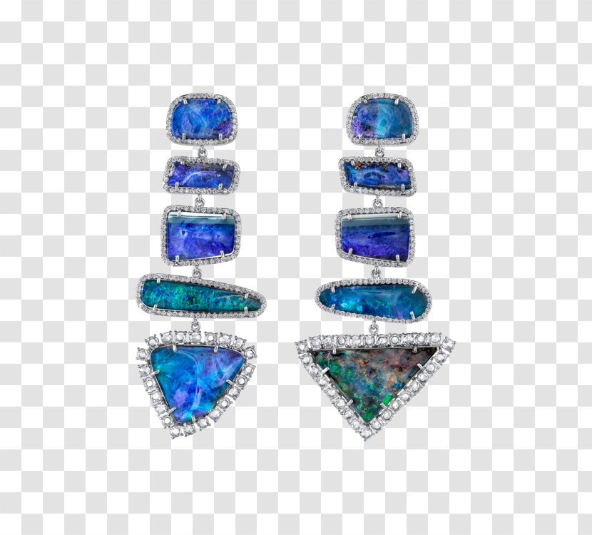 Earring Opal Turquoise Jewellery Gemstone - Birthstone Transparent PNG