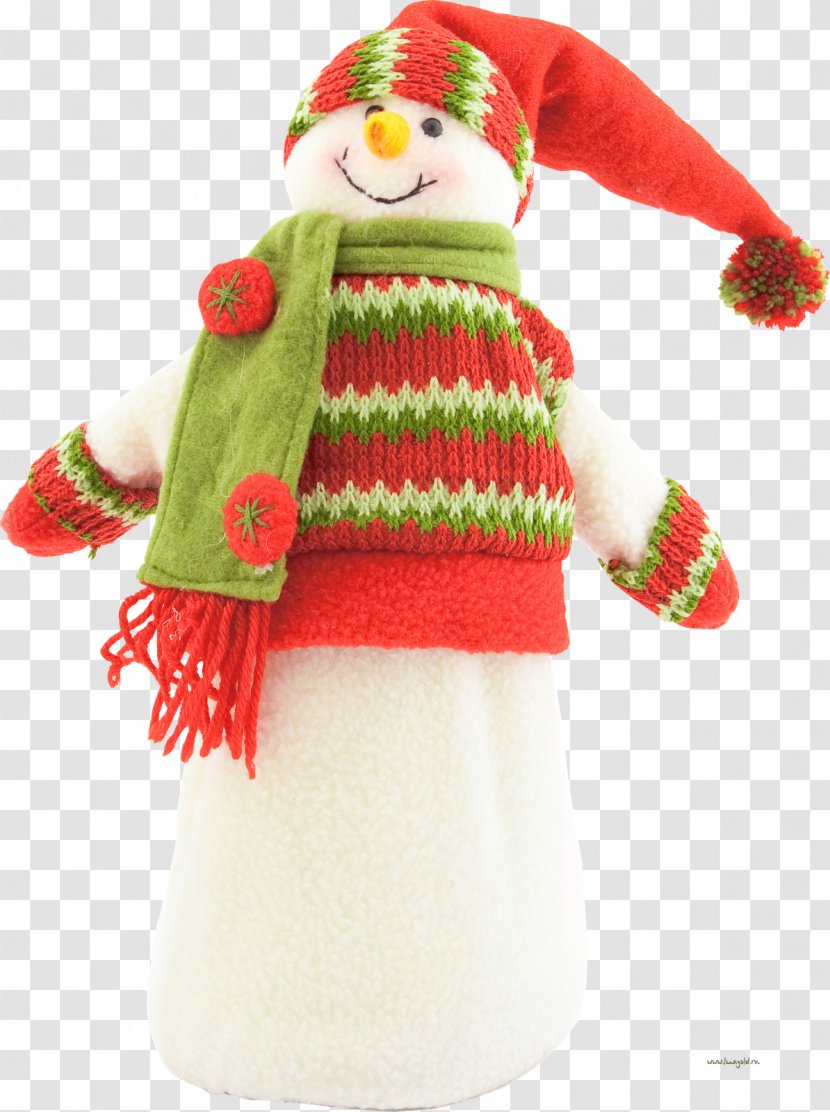 Snowman Winter - Christmas Decoration - Gloves Transparent PNG