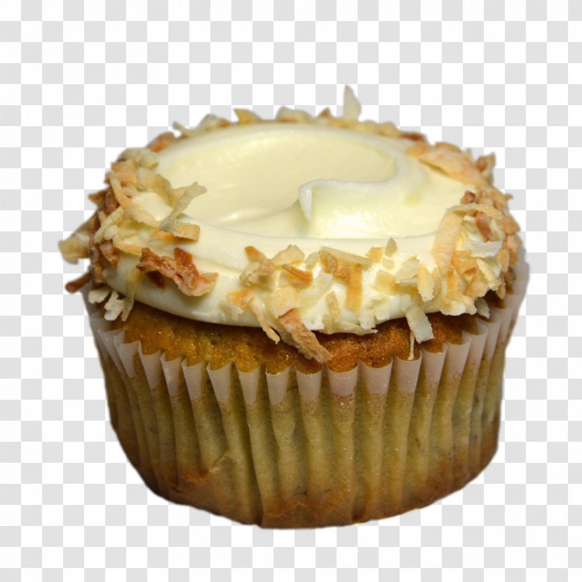 Cupcake Muffin Buttercream Flavor - Coconut Banana Transparent PNG