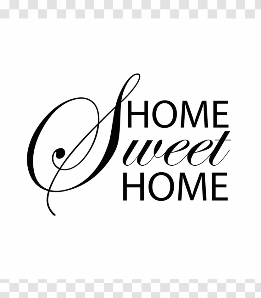 Logo Typography Typeface Font - Home Sweet Transparent PNG