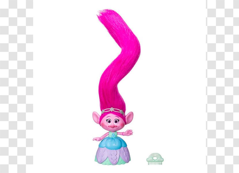 Hasbro Dreamworks Trolls Hug Time Poppy Hair In The Air DreamWorks Animation - Doll Transparent PNG