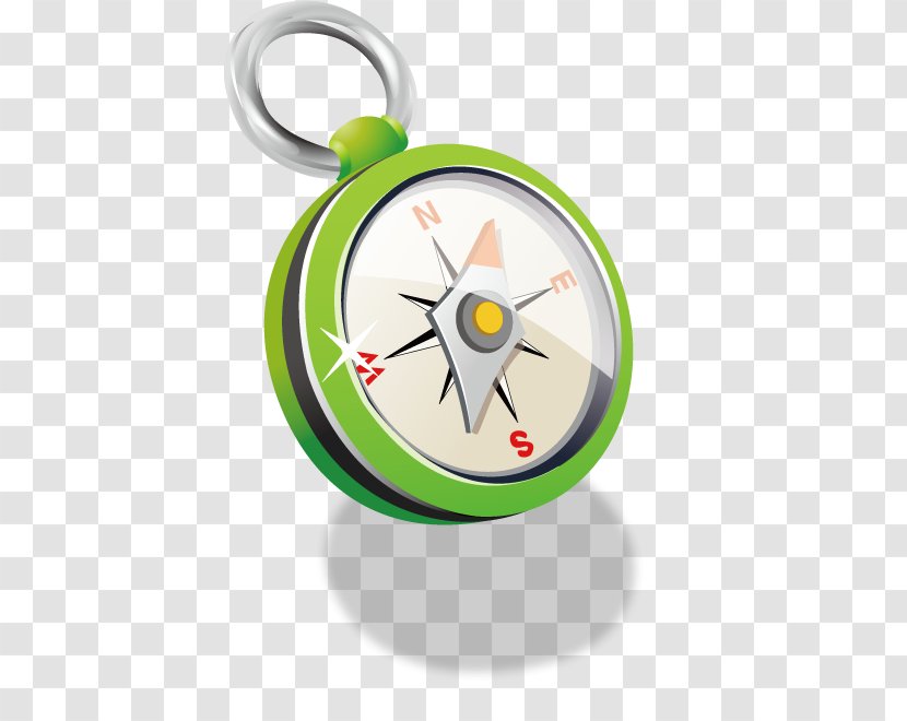 Compass Navigation - Clock - Vector Real Transparent PNG