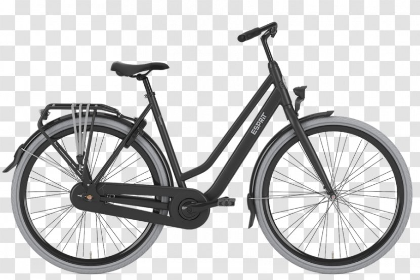 Bicycle Gazelle Esprit C3 Women's Bike (2018) Orange C7+ HMB (2019) - Land Vehicle Transparent PNG