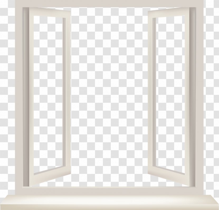 Window Picture Frame Pattern - White Transparent PNG