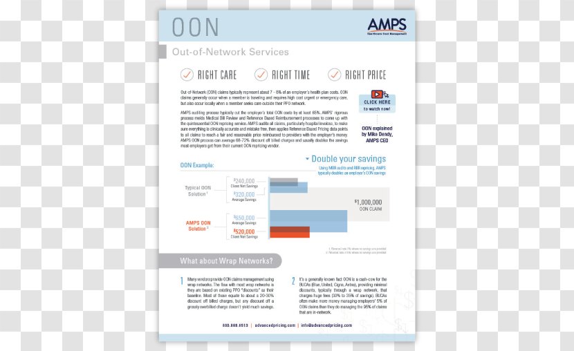 Advanced Medical Pricing Solutions, Inc. Product Ampere Web Page - Oon Transparent PNG