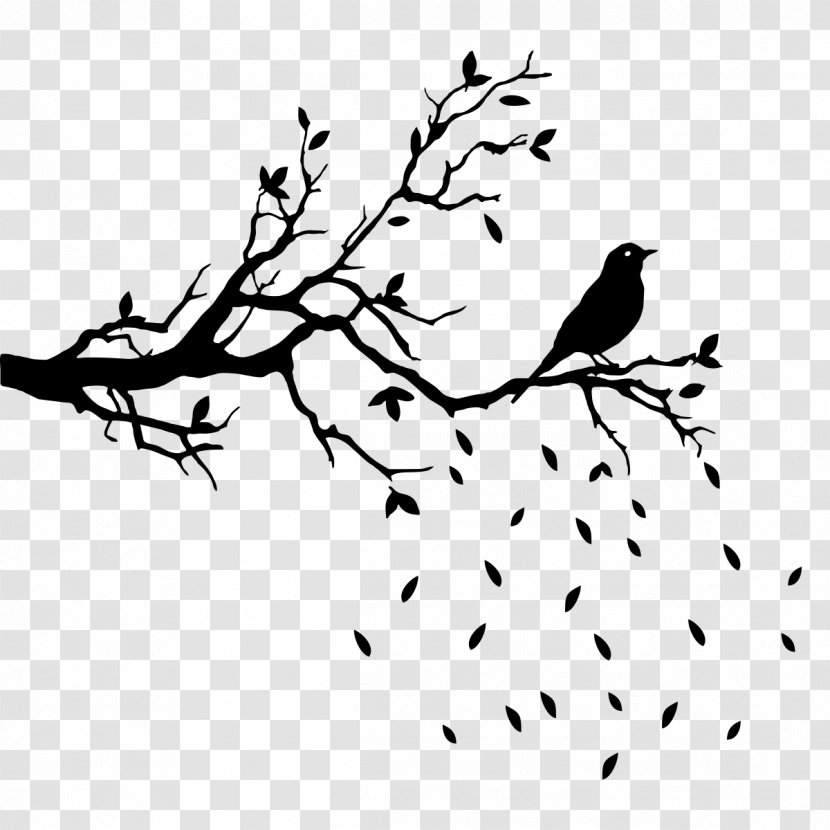 Branch Tree Clip Art - Black And White - Arabesco Transparent PNG
