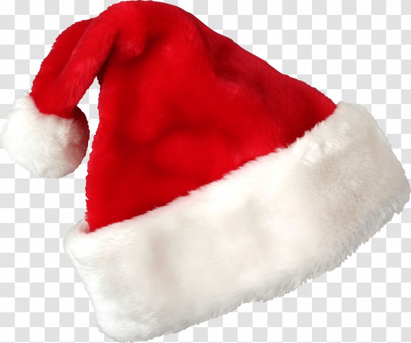 Santa Claus Cap Hat Christmas Clothing - Watercolor - Red Image Transparent PNG