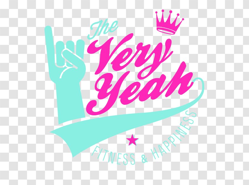 Yeah! Logo Brand Advertising - Very Yeah Fitness Club - Pink Transparent PNG