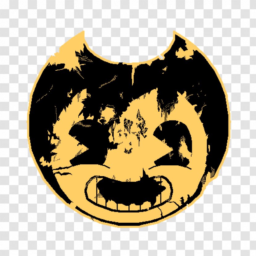 Bendy And The Ink Machine Mask Drawing - Symbol Transparent PNG