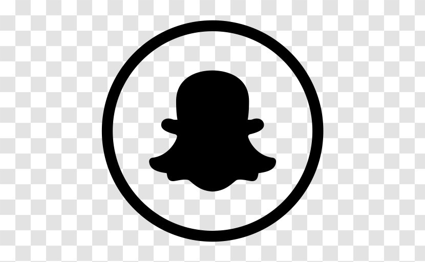 Snapchat Logo Social Media - Silhouette - Snapchatlogo Transparent PNG