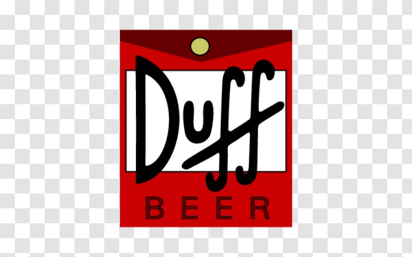 Homer Simpson Duff Beer Logo - Brand Transparent PNG