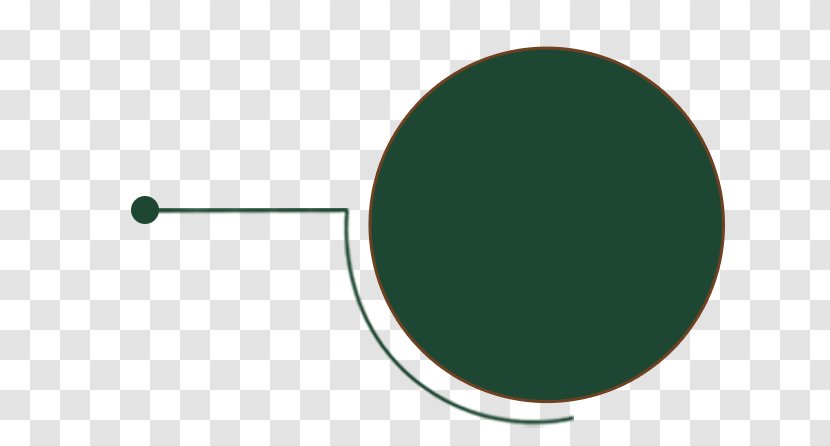 Brand Material - Green - Geometric Circle Border Transparent PNG