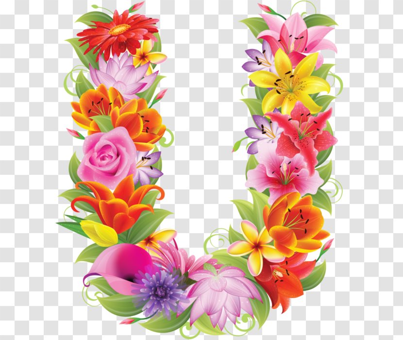 Letter Alphabet Flower Floral Design Fotolia - Muhammad Transparent PNG