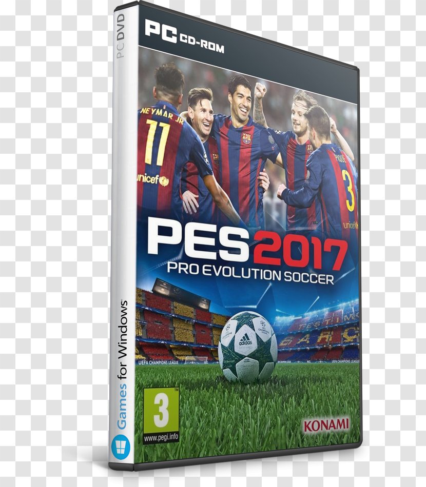 Pro Evolution Soccer 2017 Xbox 360 2018 Street Legal Racing: Redline Overcooked - Dvd - Pes Transparent PNG